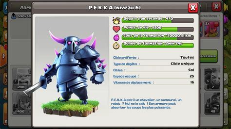 pekea clash of clans levels